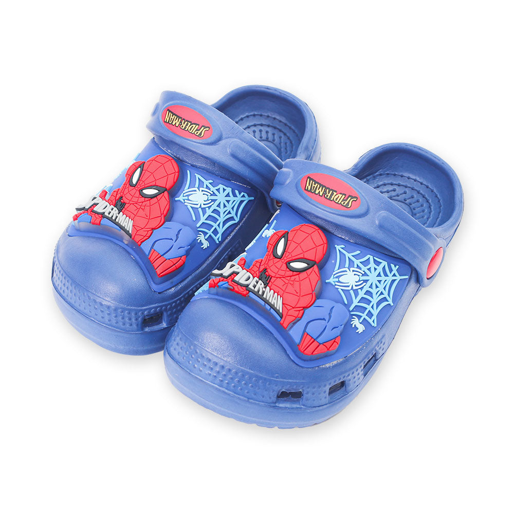 BOY CROCS NAVY SPIDERMAN LED