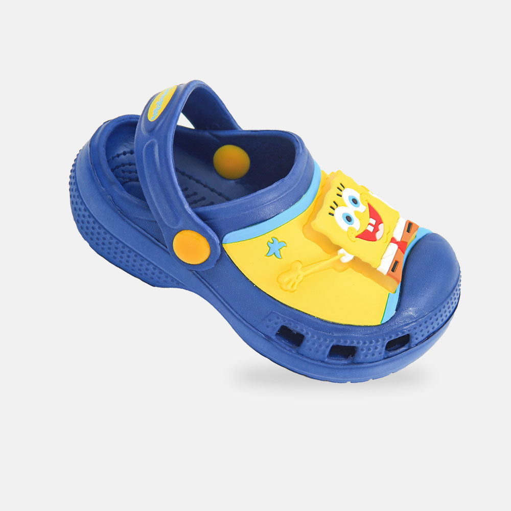 BOY CROCS NAVY SPONGEBOB FUN