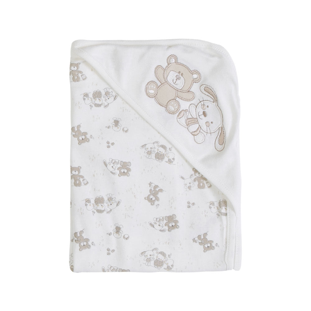 BABY BOY GIFT SET WHITE TEDDY BESTIE