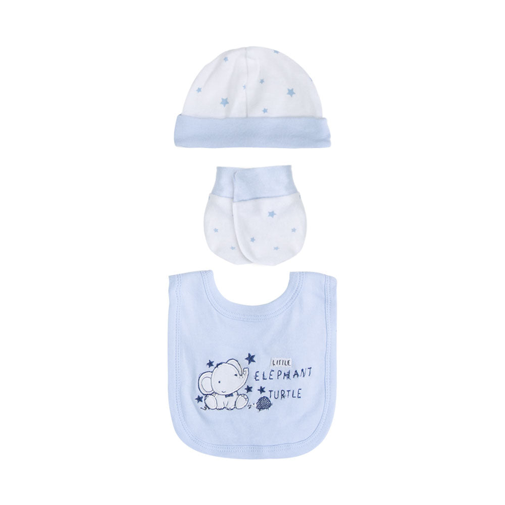 BABY BOY GIFT SET BLUE BABY ELEPHANT