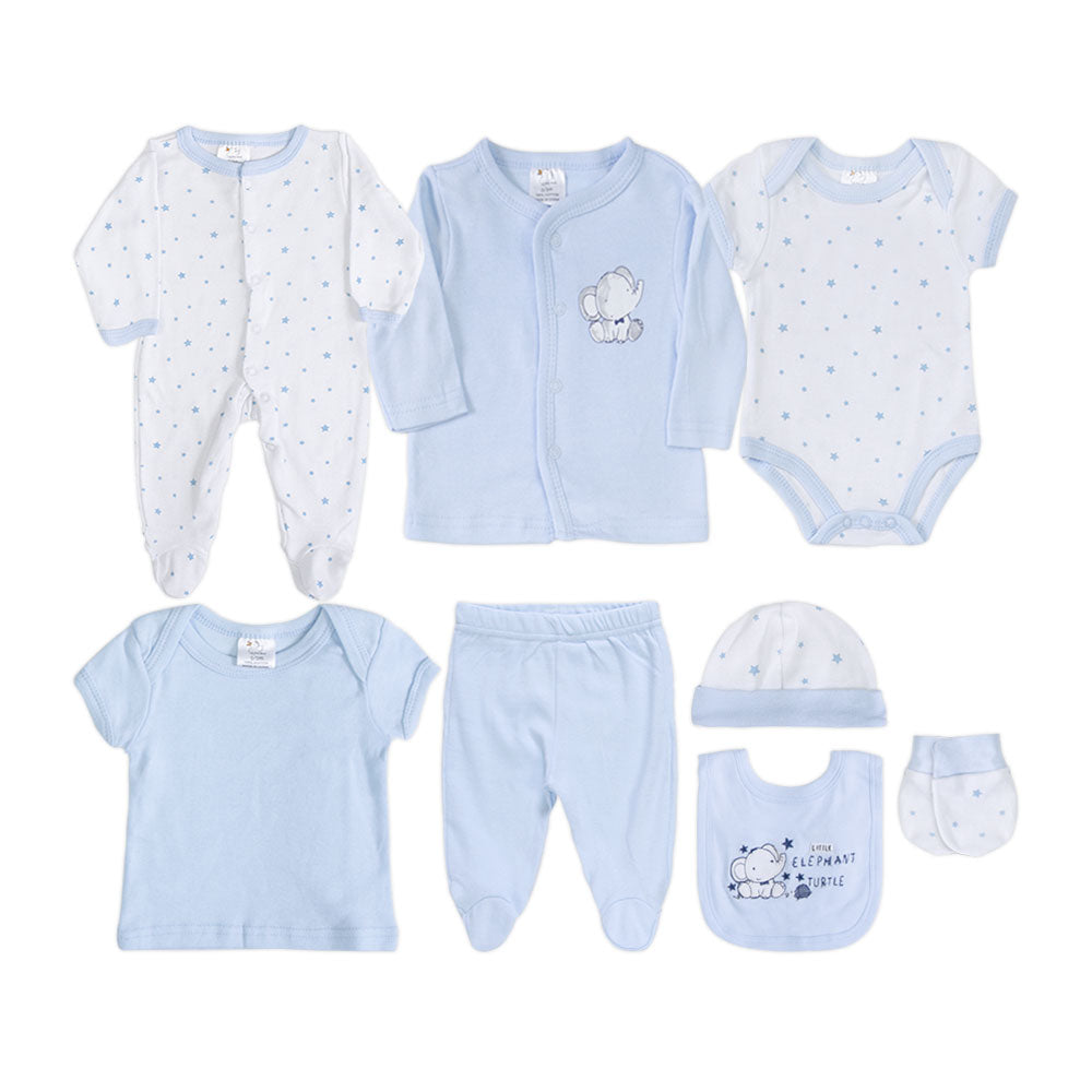BABY BOY GIFT SET BLUE BABY ELEPHANT