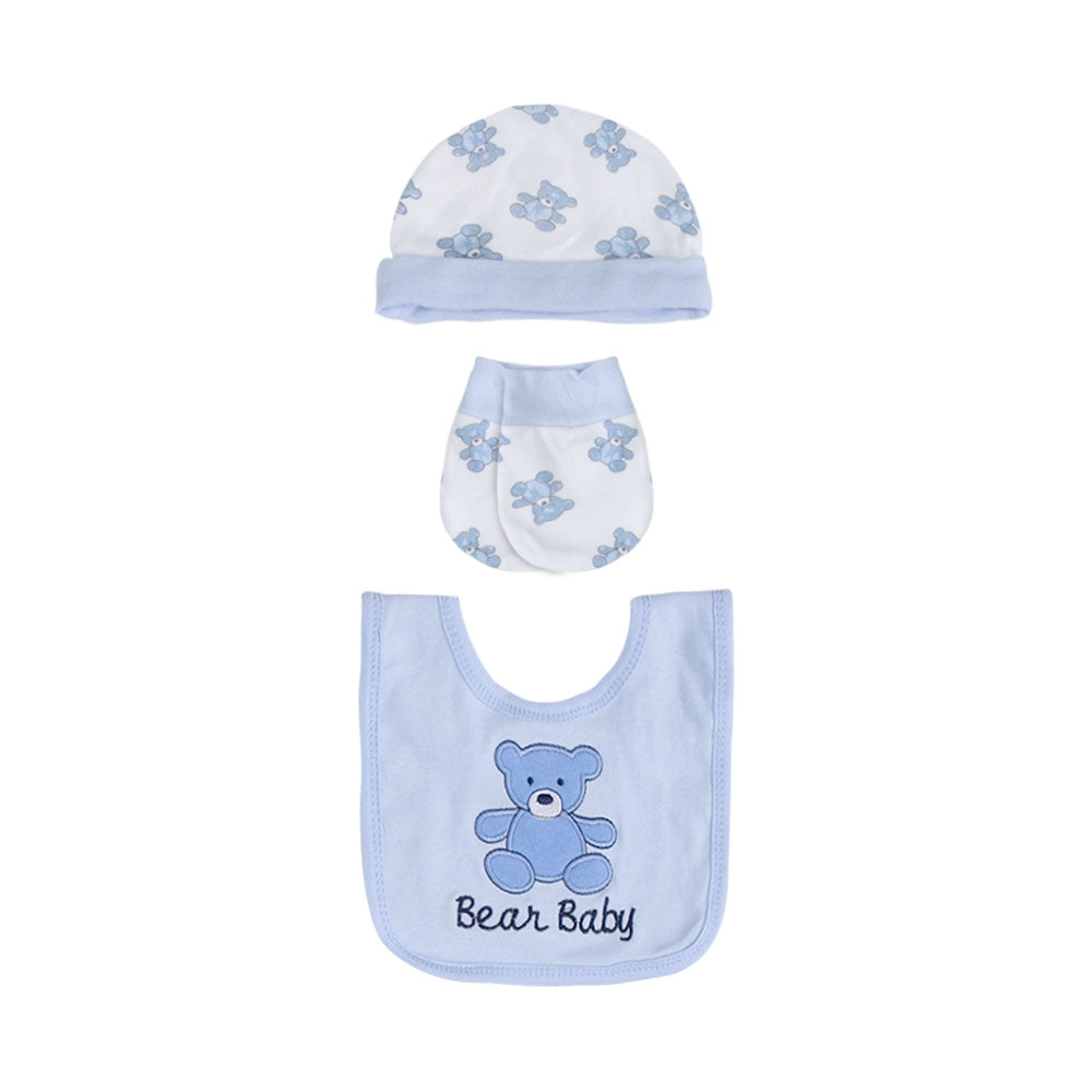 BABY BOY GIFT SET BLUE BABY BEAR