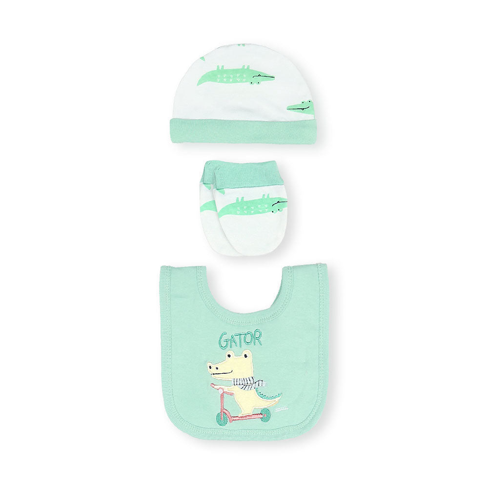BABY BOY GIFT SET GREEN GATOR