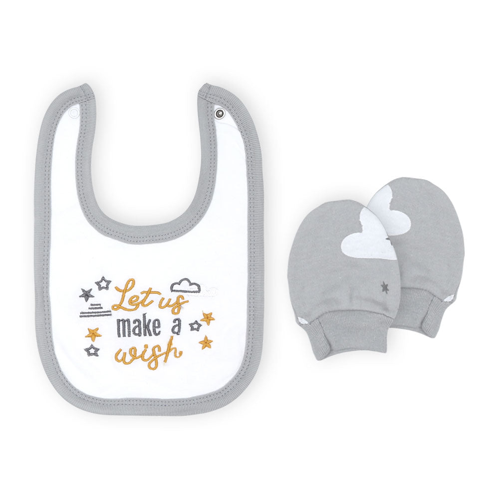 BABY BOY GIFT SET GREY WISHING STAR
