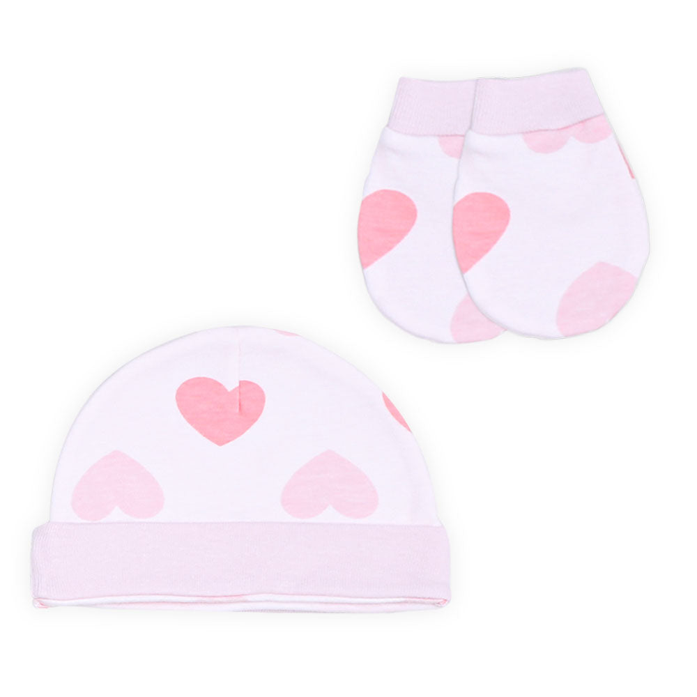 BABY GIRL GIFT SET PINK MADE WITH LOVE HELLO MY BABY