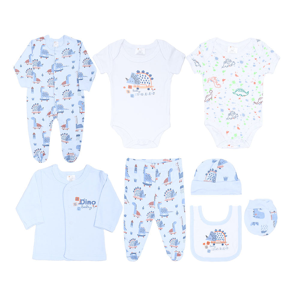 BABY BOY GIFT SET WHITE BABY DINO LEGEND