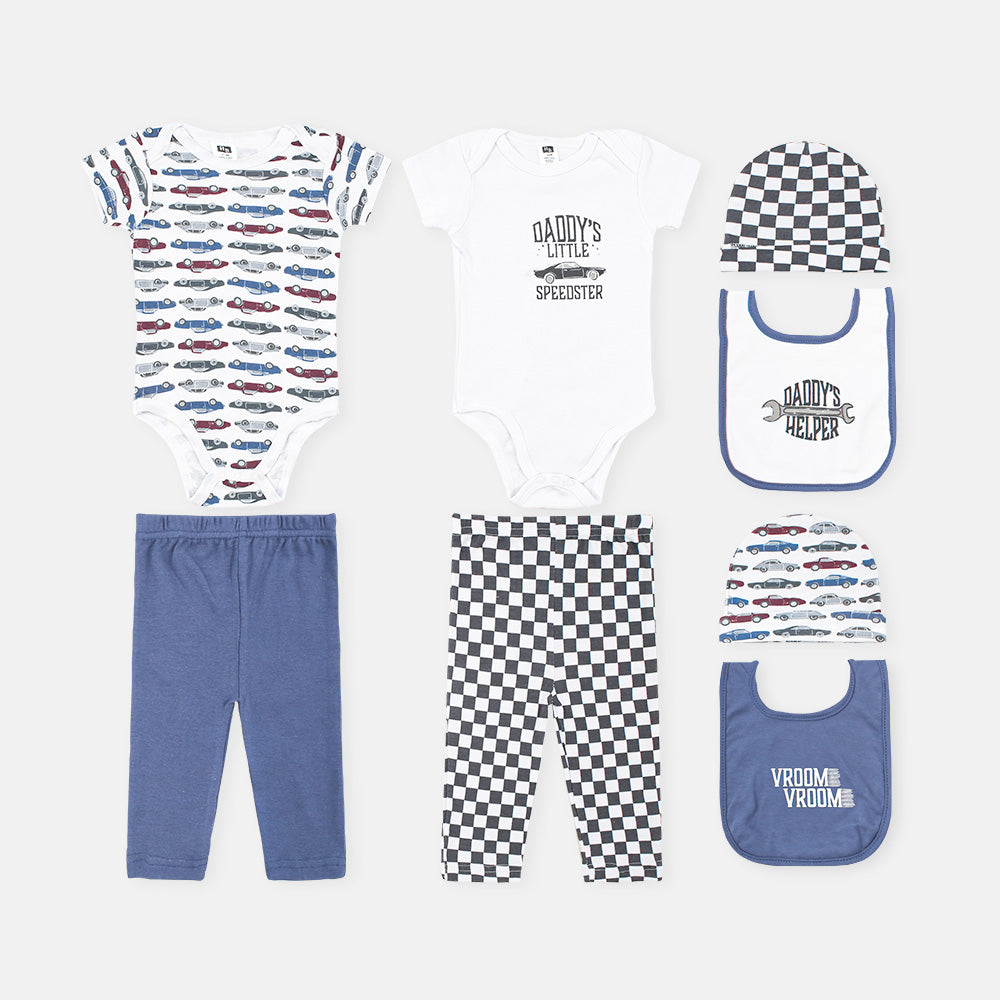 BOY GIFT SET PK-8 DADDY'S LITTLE SPEEDSTER