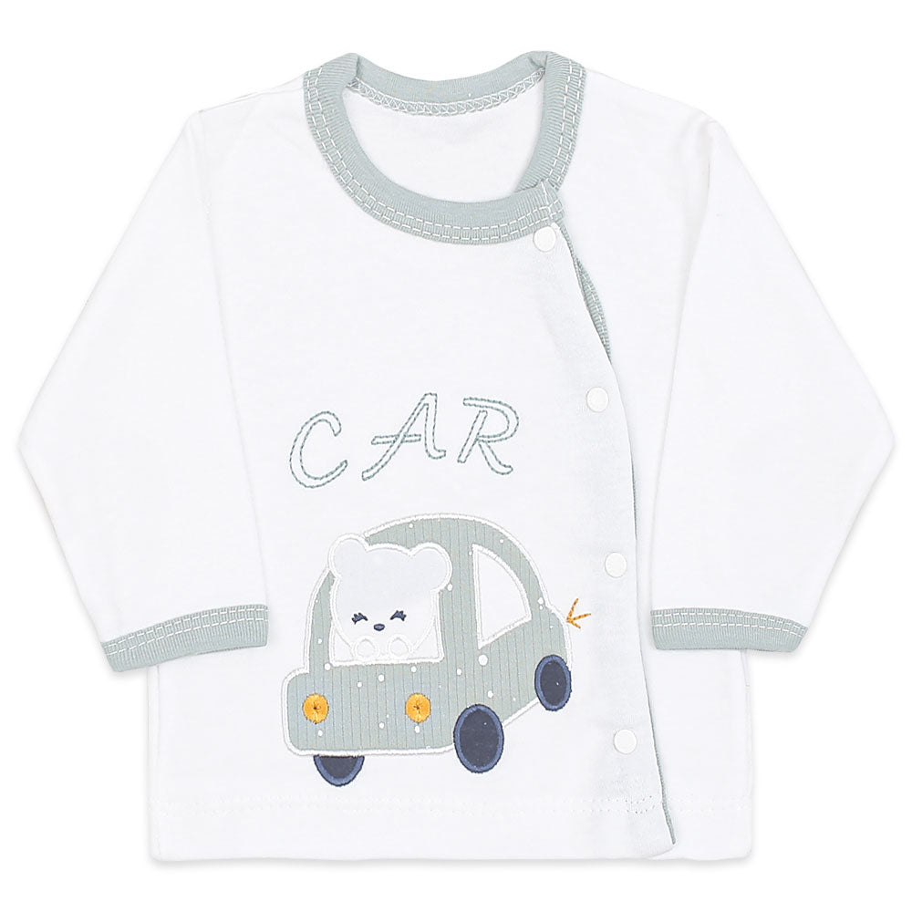 BABY BOY GIFT SET GREEN CAR