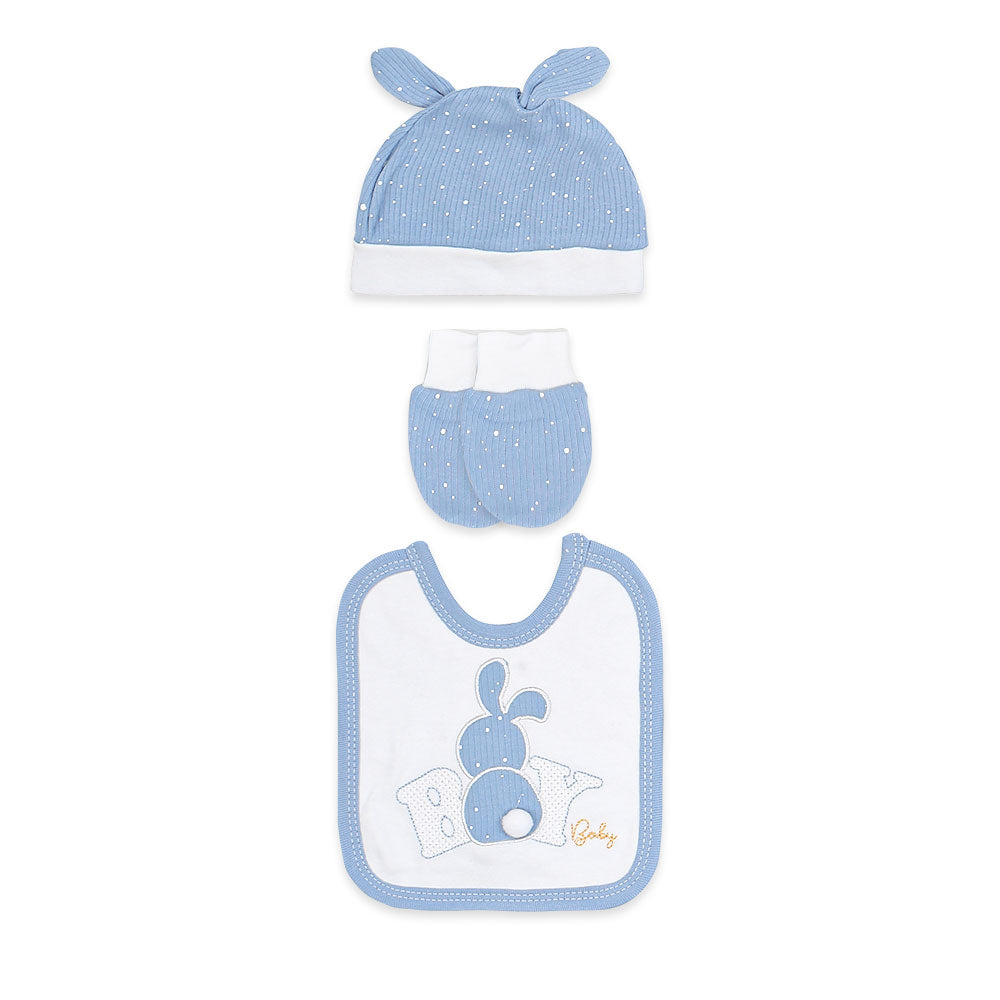 BABY BOY GIFT SET BLUE BUNNY