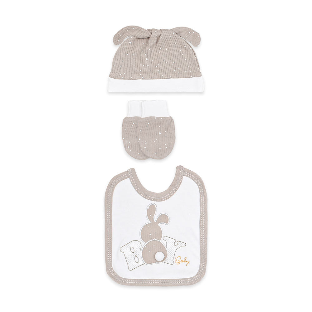 BABY BOY GIFT SET BROWN BUNNY