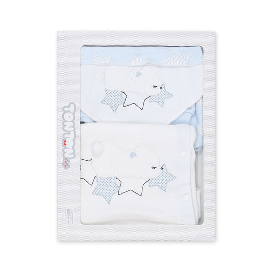 BABY BOY GIFT SET WHITE BEAR STAR