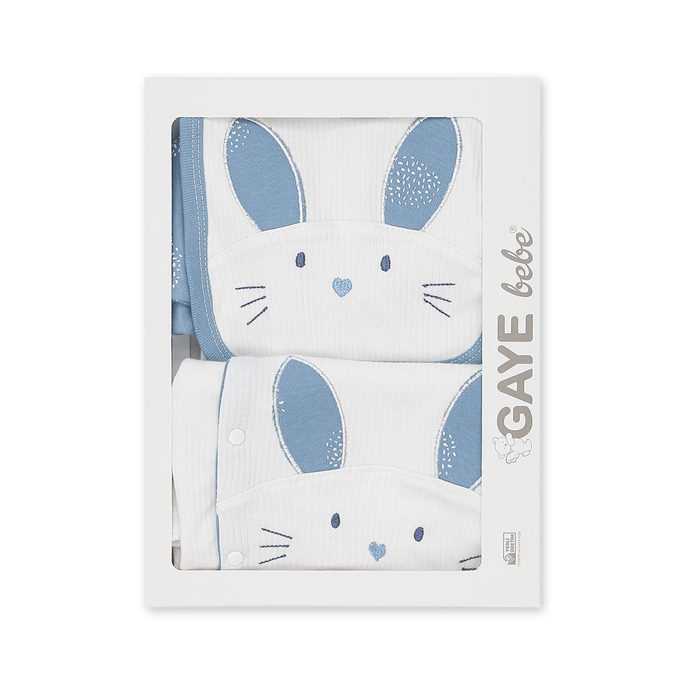 BABY BOY GIFT SET BLUE BUNNY EAR