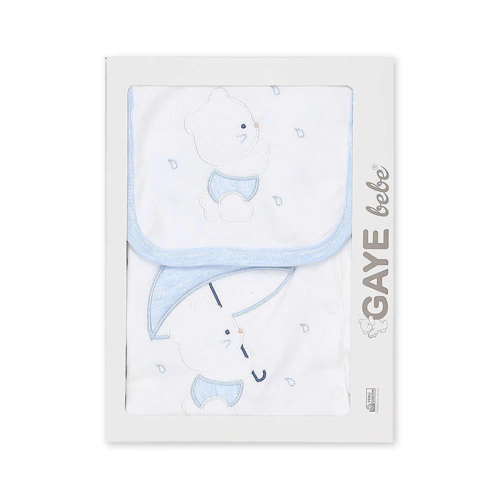 BABY BOY GIFT SET BLUE UMBRELLA