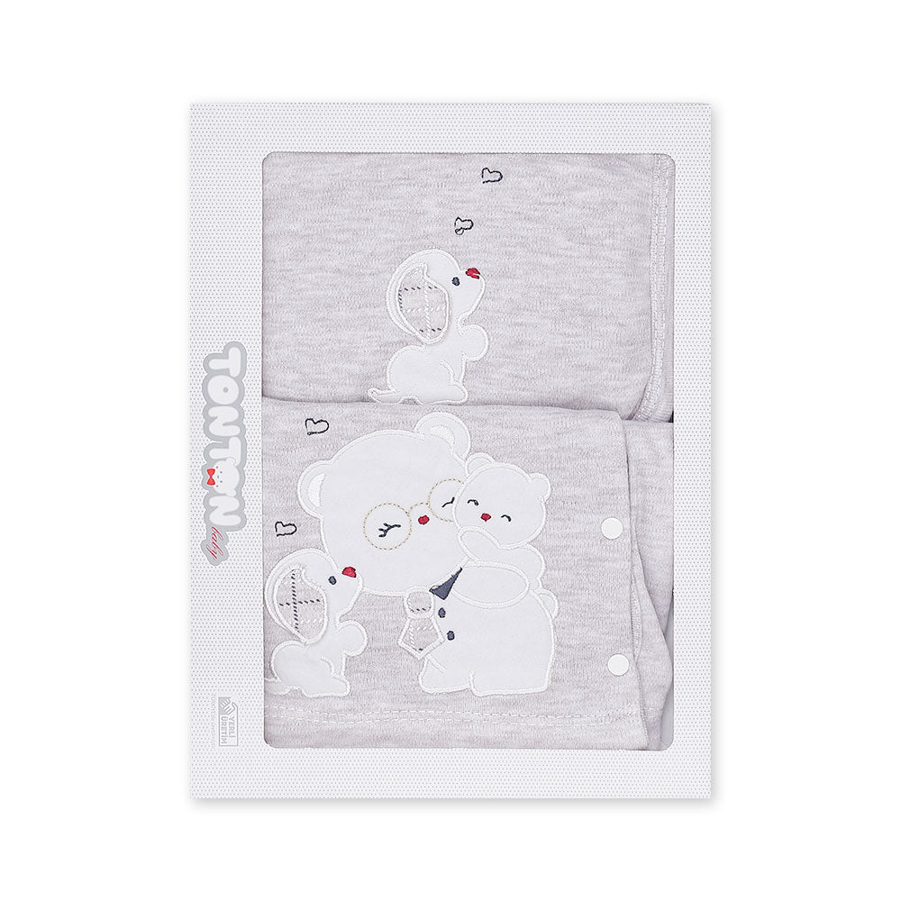 BABY BOY GIFT SET BROWN PUPPY