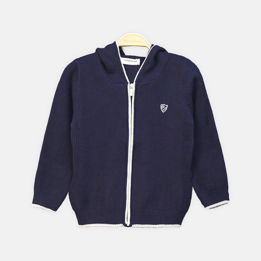 BOY JACKET NAVY ZIPPER