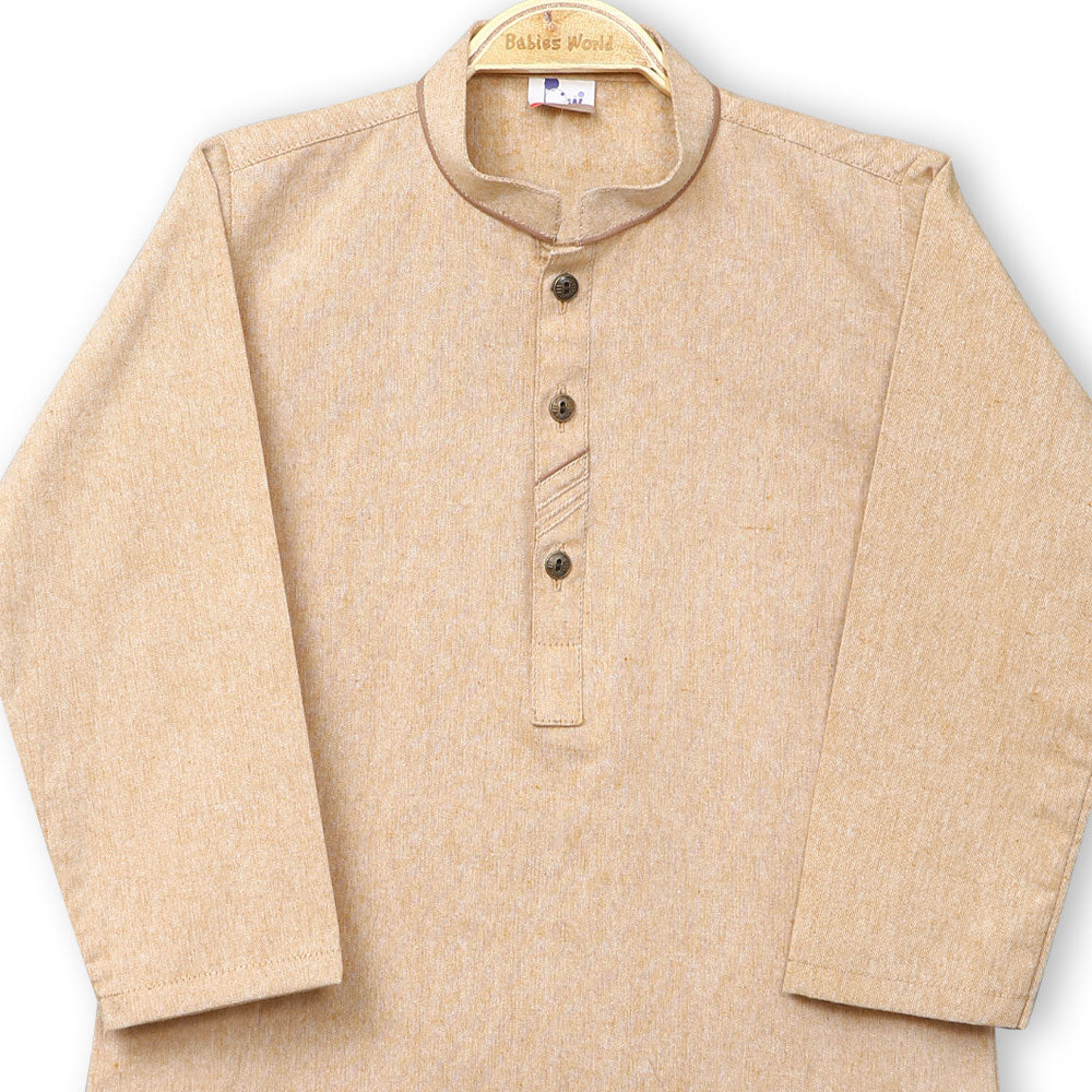 KURTA PAJAMA CAMEL