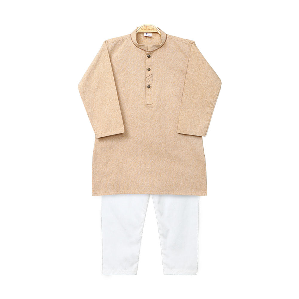 KURTA PAJAMA CAMEL
