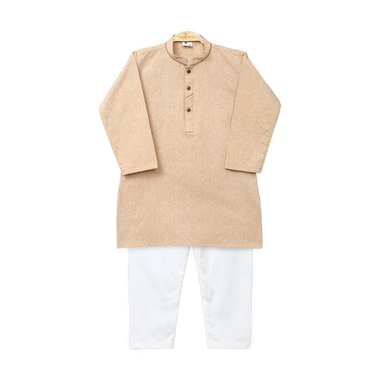 KURTA PAJAMA CAMEL
