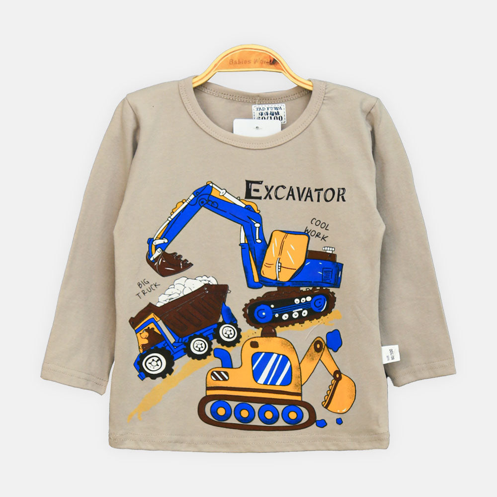 BOY NIGHT SUIT BIG TRUCK BUILDER