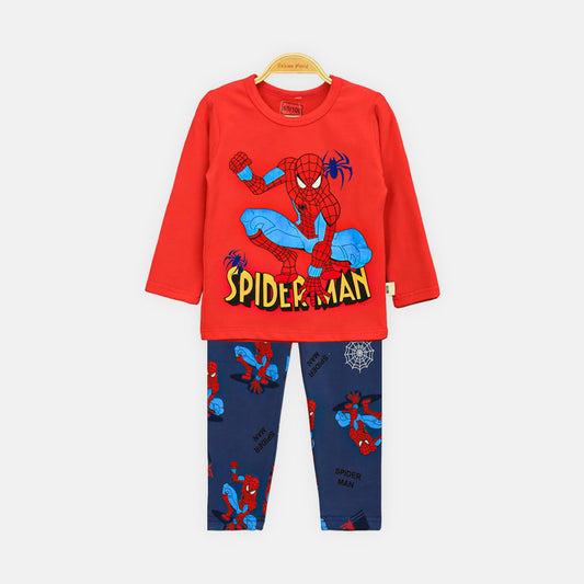 BOY NIGHT SUIT SPIDERMAN THEME