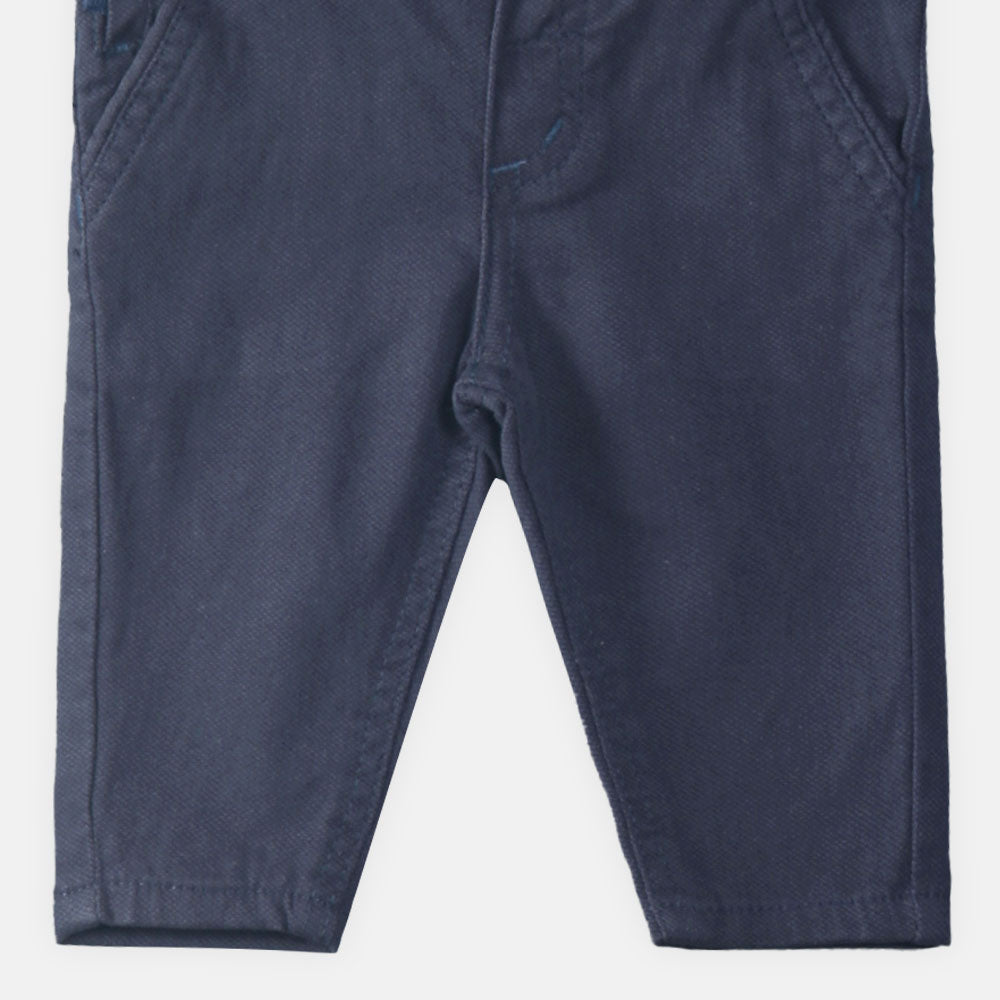 BOY PANT BLUE COTTON