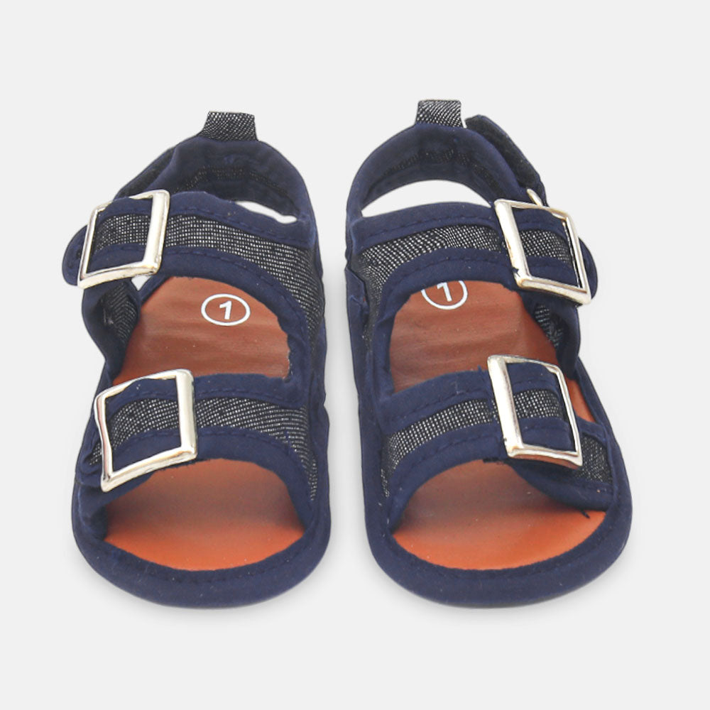 BOY PRE WALKER SANDAL NAVY