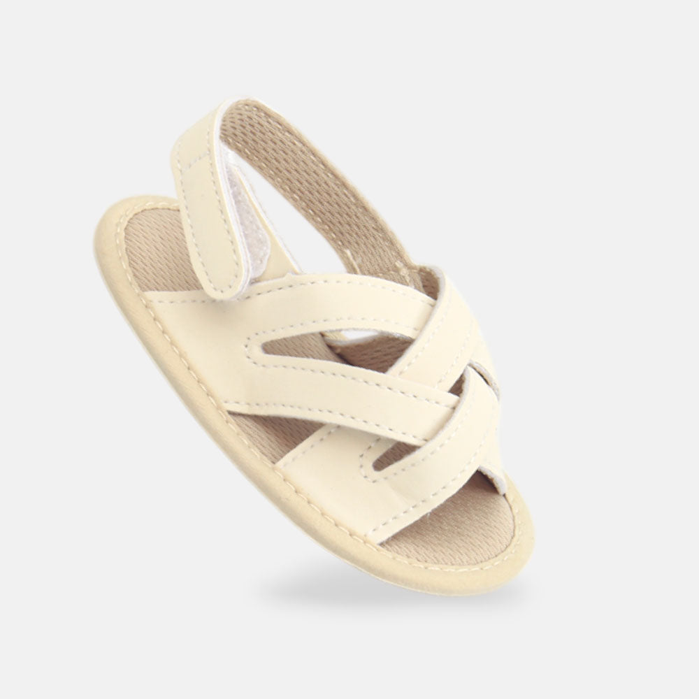 BOY PRE WALKER SANDAL OFF-WHITE