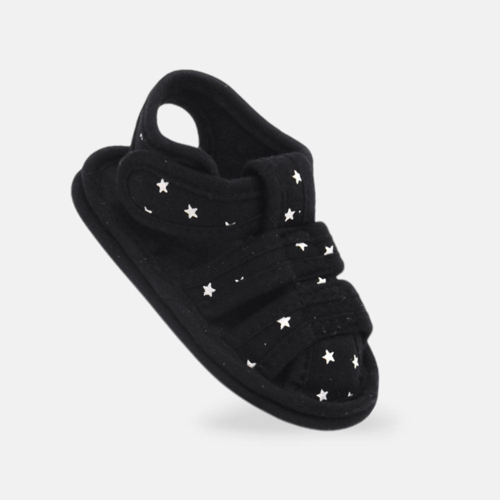 BOY PRE WALKER SANDAL WHITE STAR PRINT