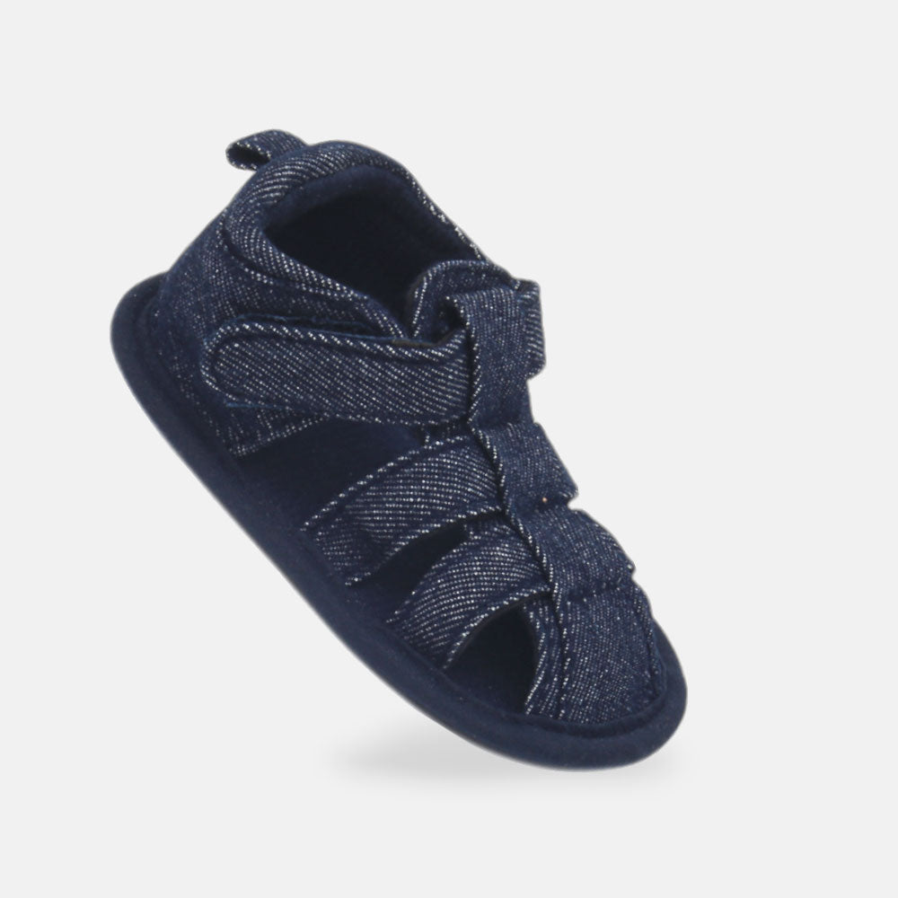 BOY PRE WALKER SANDAL NAVY DENIM