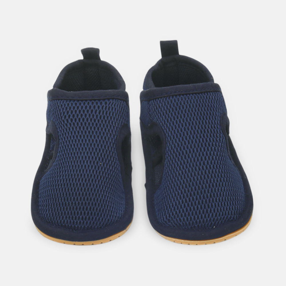 BOY PRE WALKER SANDAL NAVY MESHS