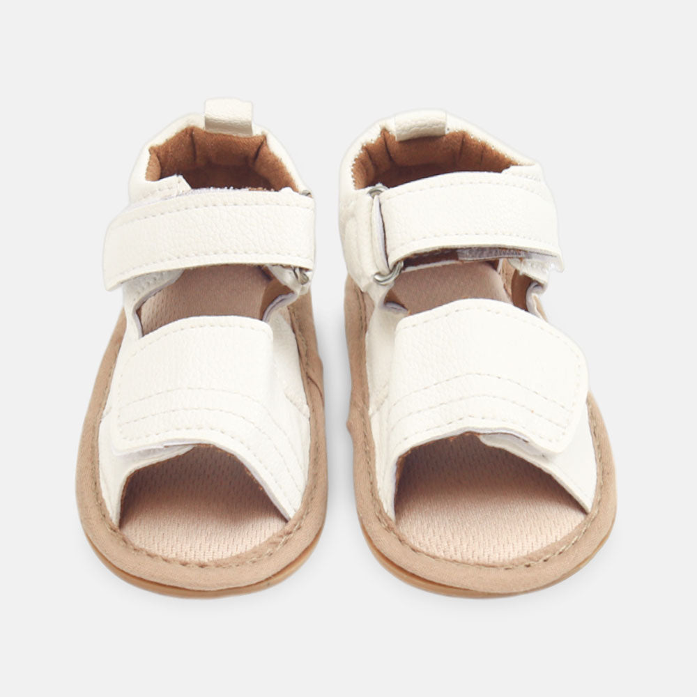 BOY PRE WALKER SANDAL WHITE TEXTURED