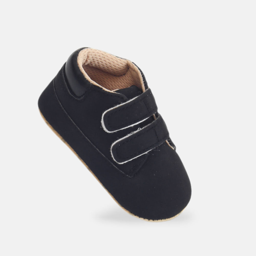 BOY PRE WALKER SHOES BLACK