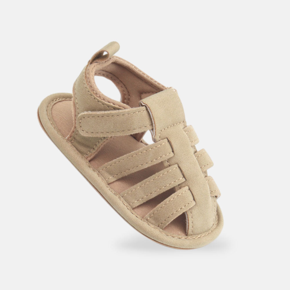BOY PRE WALKER SANDAL BEIGE CUTOUT