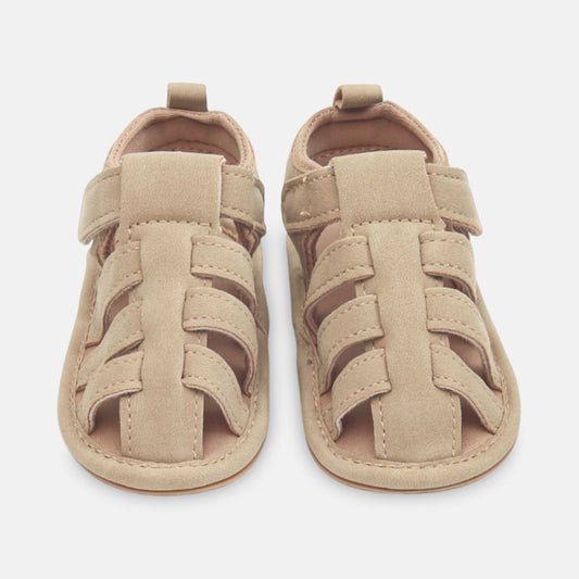 BOY PRE WALKER SANDAL BEIGE CUTOUT