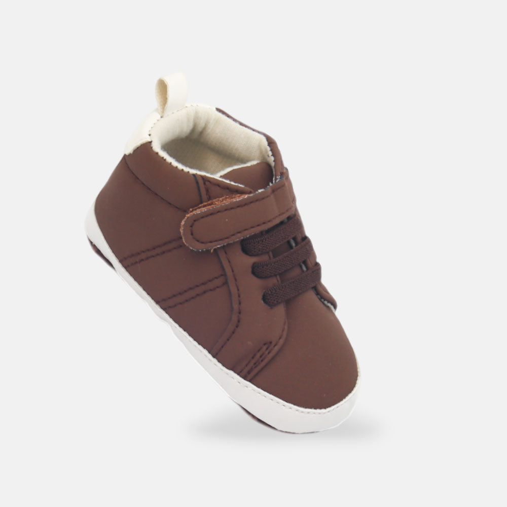 BOY PRE WALKER SHOES BROWN