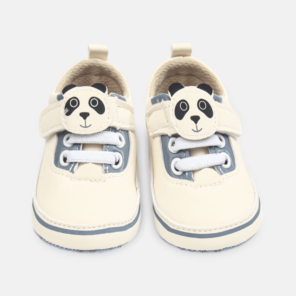 BOY PRE WALKER SHOES PANDA-THEMED