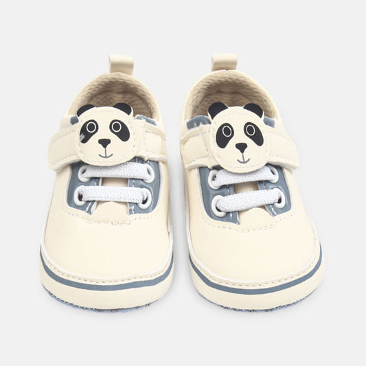 BOY PRE WALKER SHOES PANDA-THEMED
