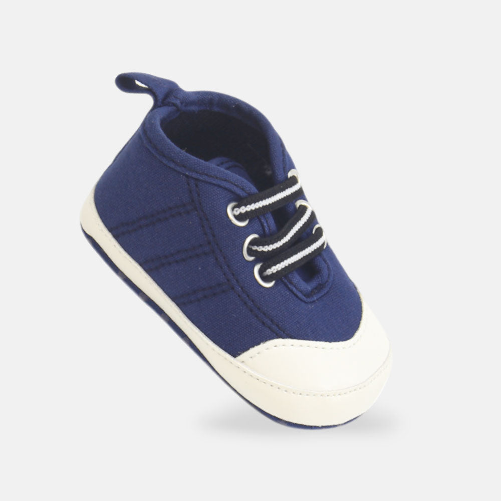 BOY PRE WALKER SHOES NAVY BLUE