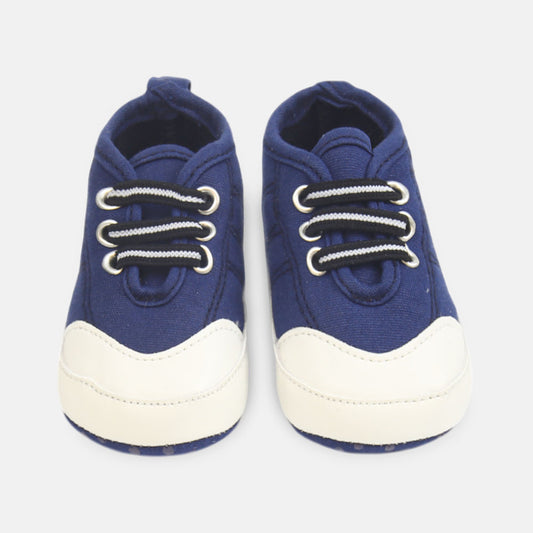 BOY PRE WALKER SHOES NAVY BLUE