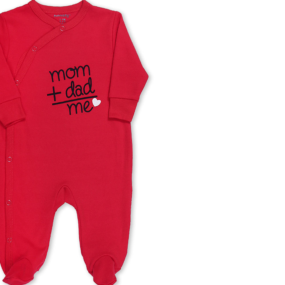 ROMPER BOYS PK-2 & HAT MULTI COLOR MOM DAD STRIPES