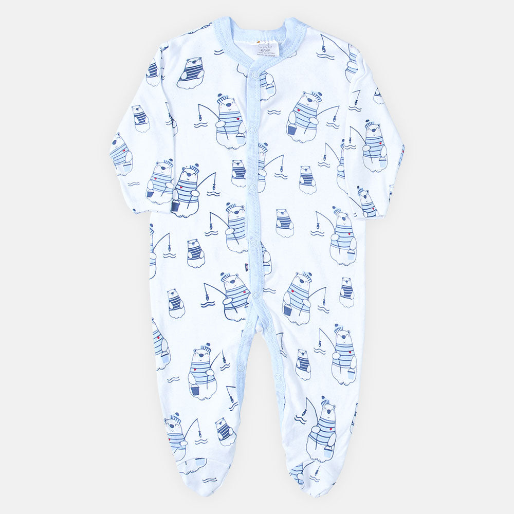 ROMPER BOYS PK-3 SNOWY BEAR