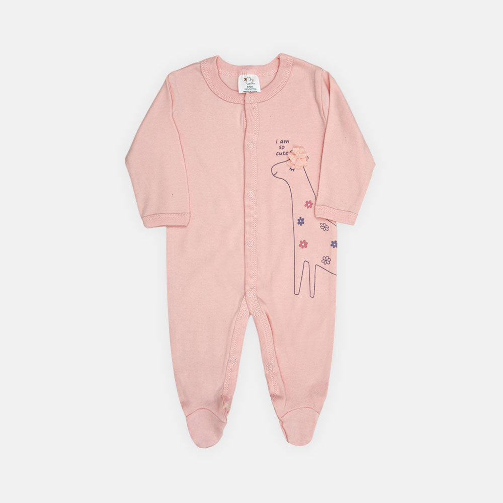 ROMPER GIRLS PK-3 LUXE COTTON PINK & LAVENDER