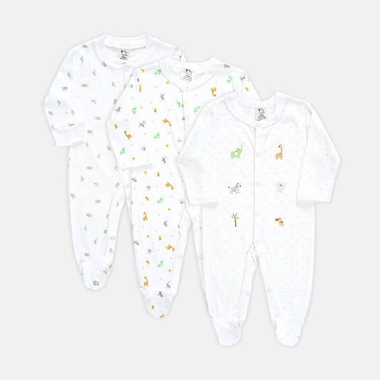 ROMPER BOYS PK-3 ZOO & LEAFY