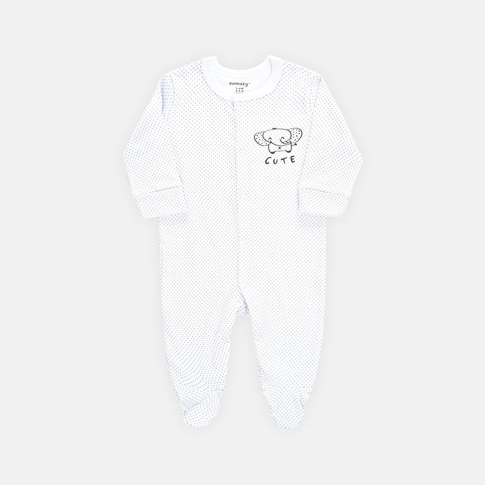 ROMPER BOYS PK-3 GREY & ANIMAL