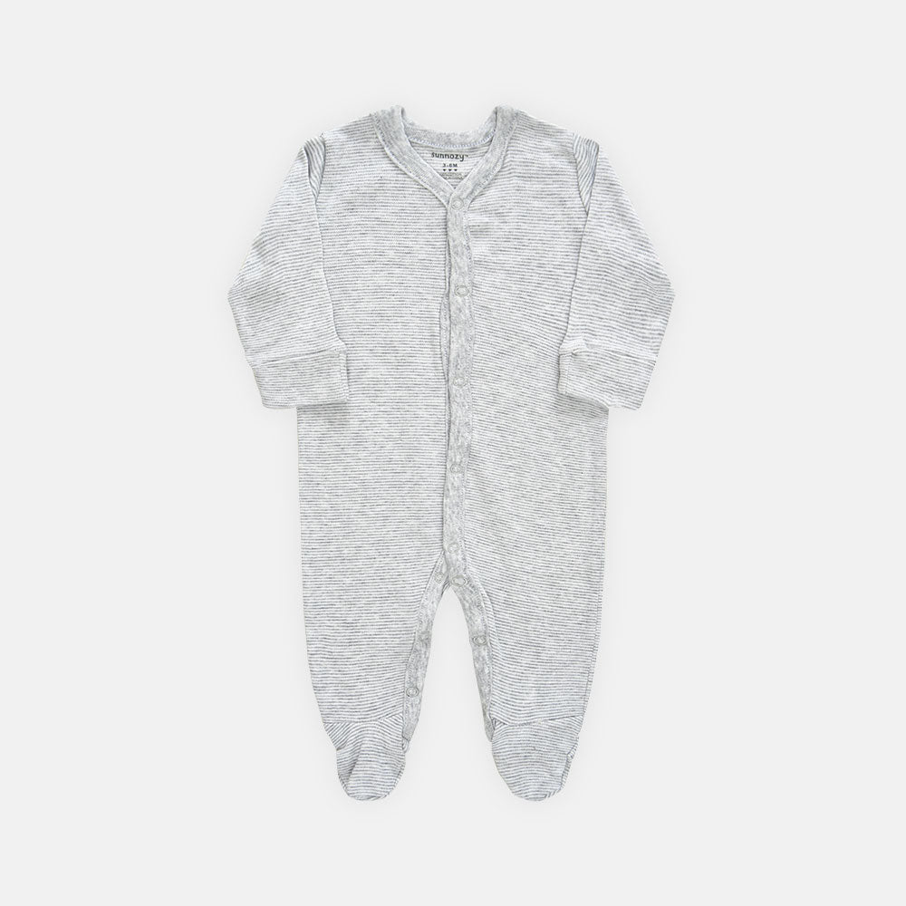 ROMPER BOYS PK-3 GREY & ANIMAL