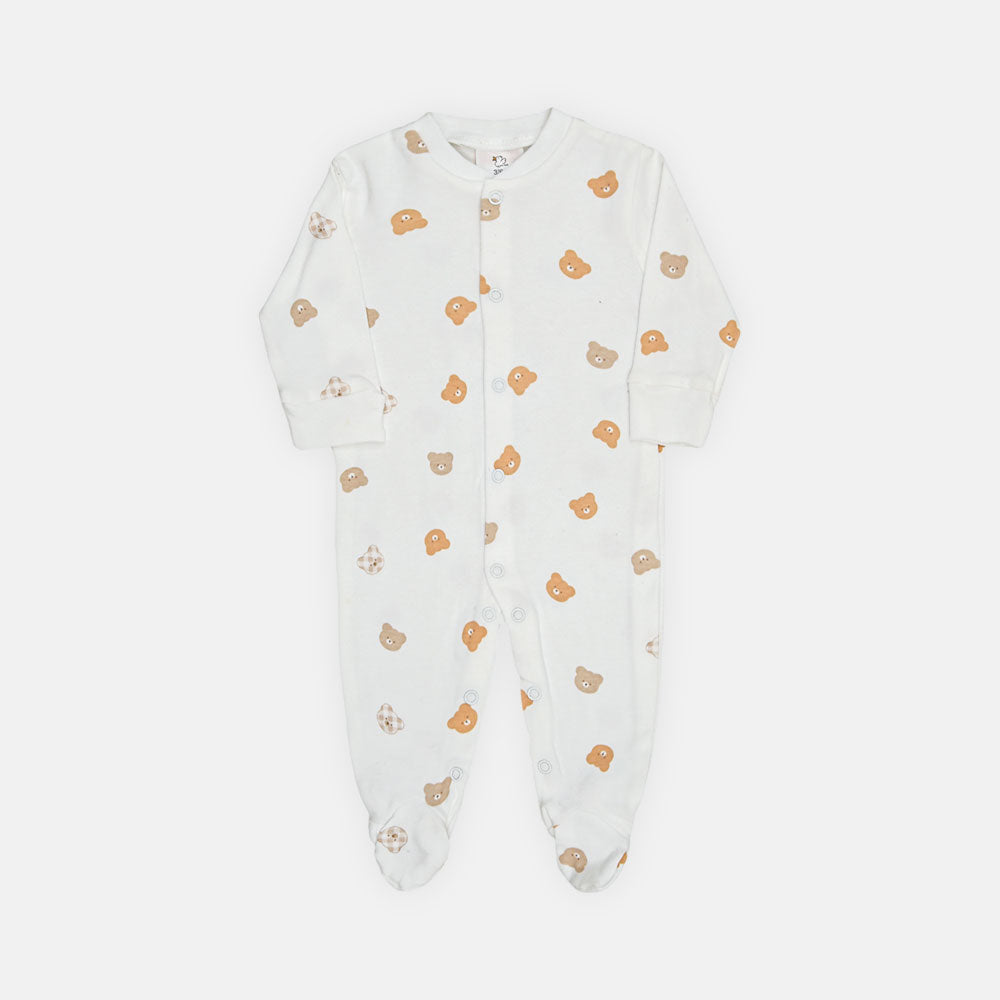ROMPER BOYS PK-3 TEDDY BEAR PRINT