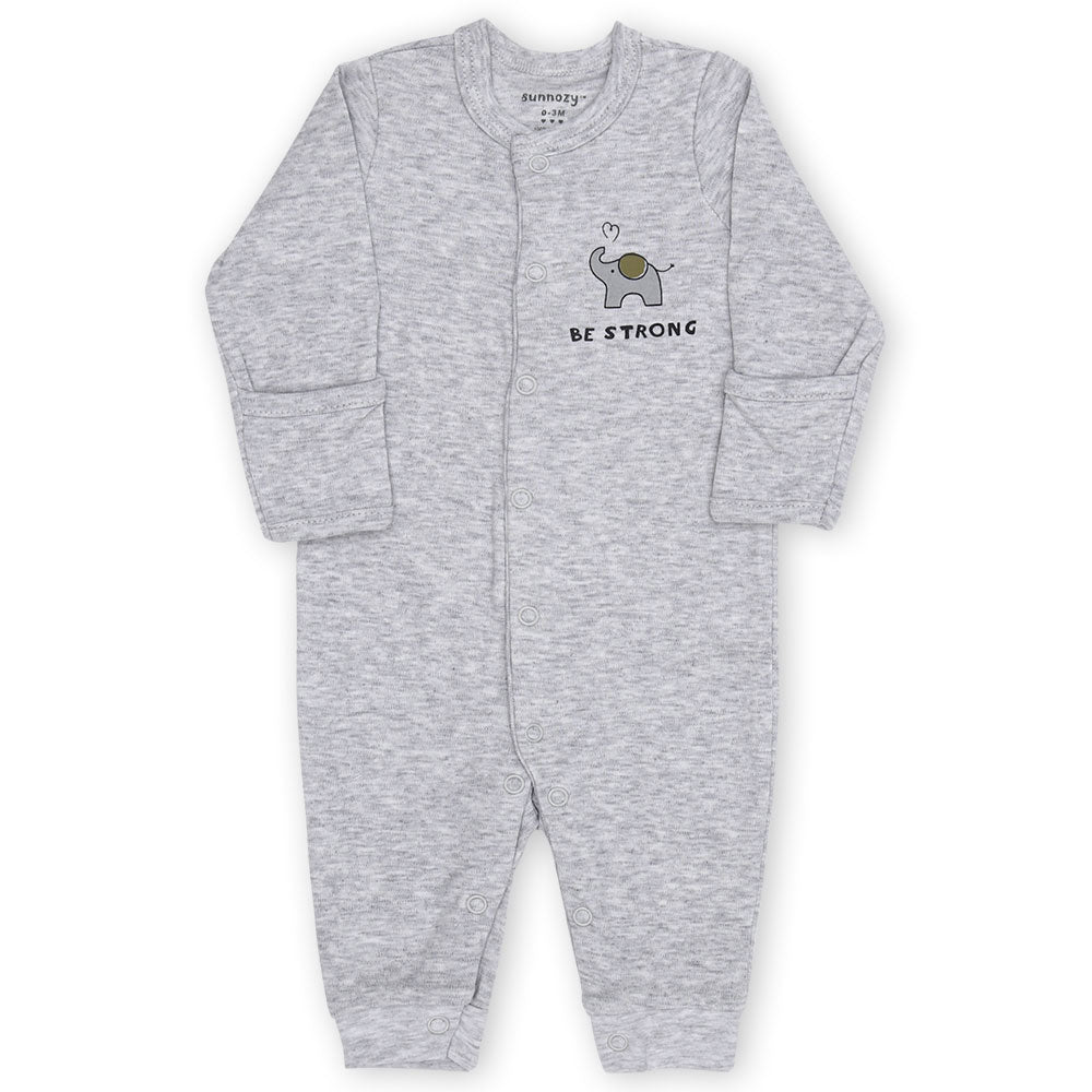 ROMPER BOY PK-3 GREY ELEPHANT