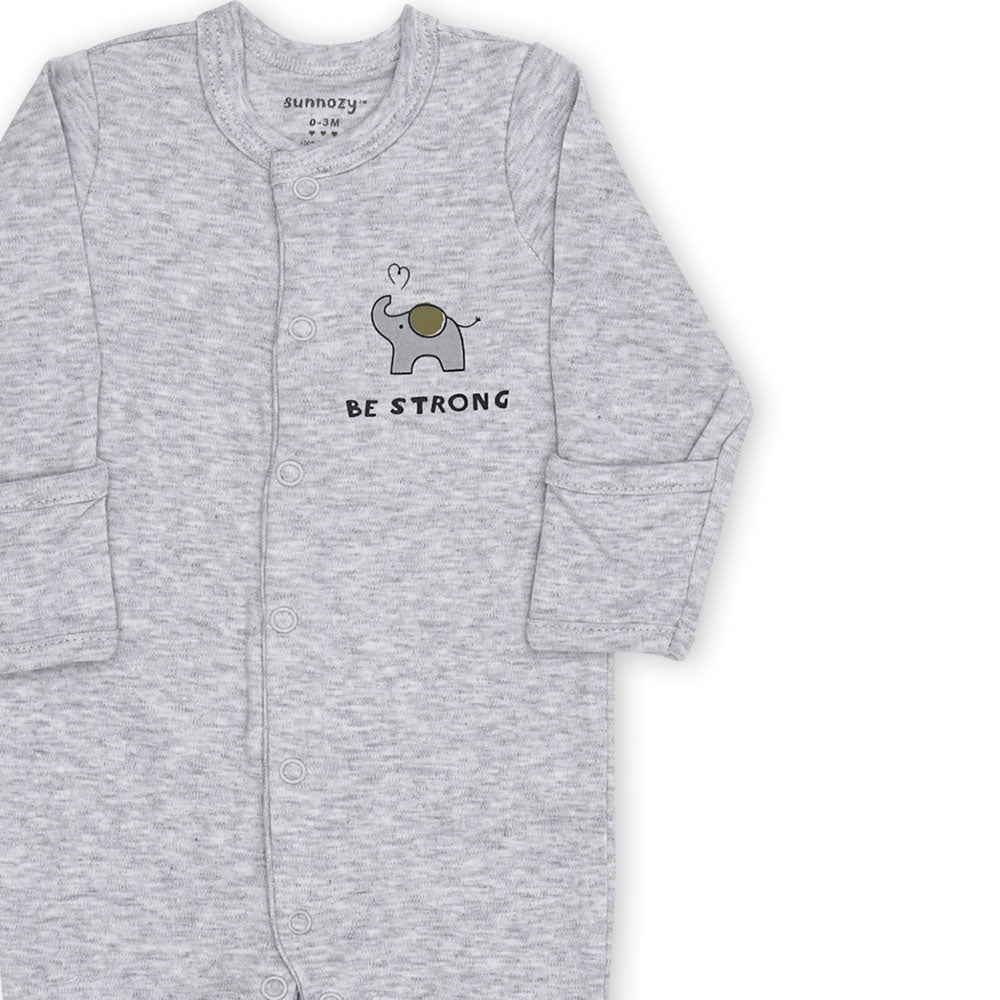 ROMPER BOY PK-3 GREY ELEPHANT