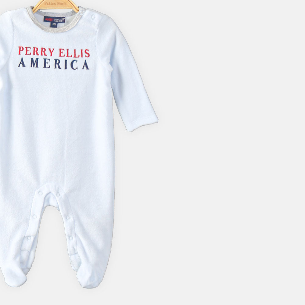 BOY ROMPER SKY BLUE PERRY ELLIS THEME