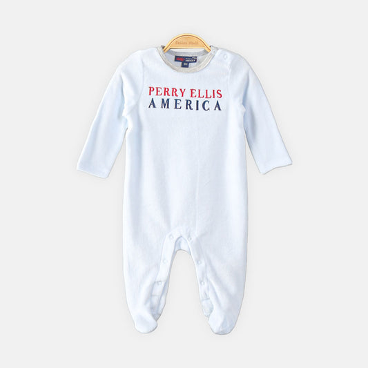 BOY ROMPER SKY BLUE PERRY ELLIS THEME